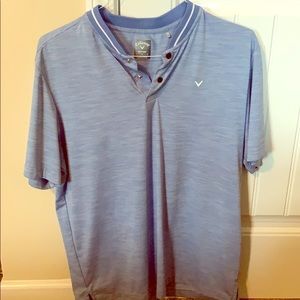 Men’s L Callaway golf polo (baby blue)